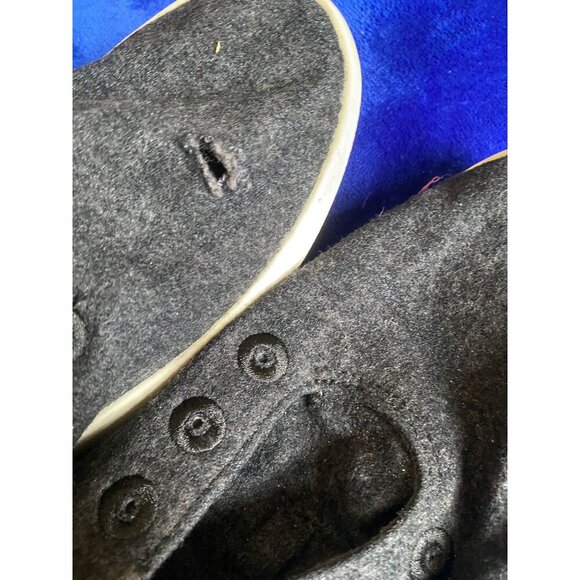 Allbirds Mens Wool Runners WRM11 Black Lace-Up Sneakers With Minor Wear - Picture 4 of 16